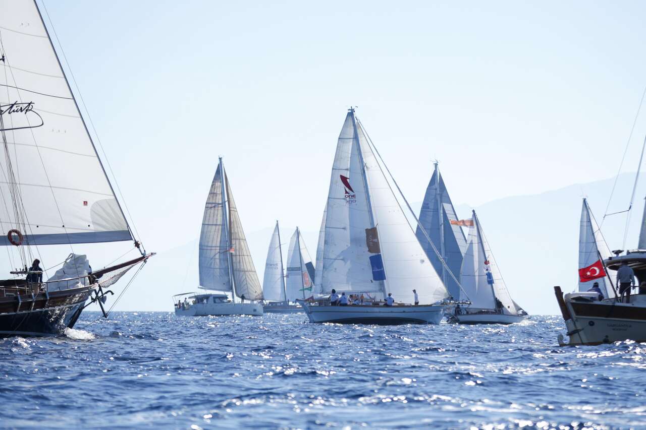38. The Bodrum Cup’ta Knidos’tan Ortakent’e Yelken Açıldı 2